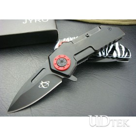Black Version OEM Mantis DA17 Folding Knife Stainless Steel Knife with Aluminum Handle UDTEK01241  